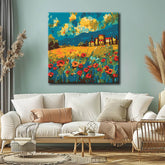 Paint by Numbers Poppies in Tuscany